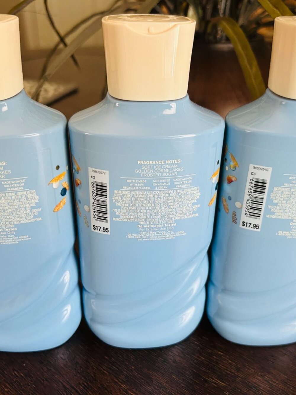 3X Bath & Body Works CEREAL MILK SOFT SERVE Body Wash Bundle NEW - Picture 2 of 2